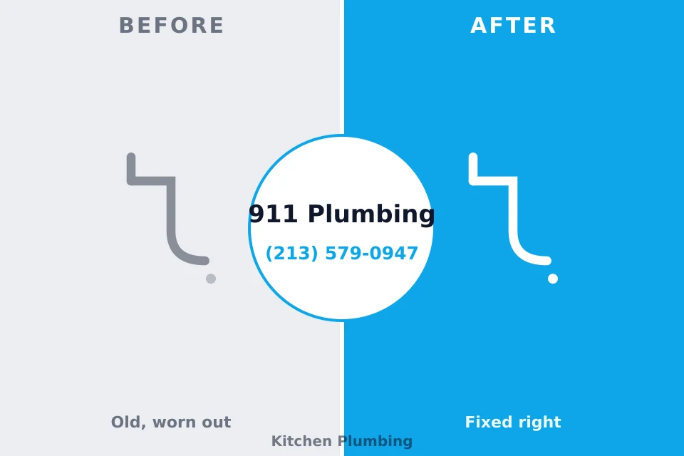 Before and after: plumbing company Du Quoin, IL